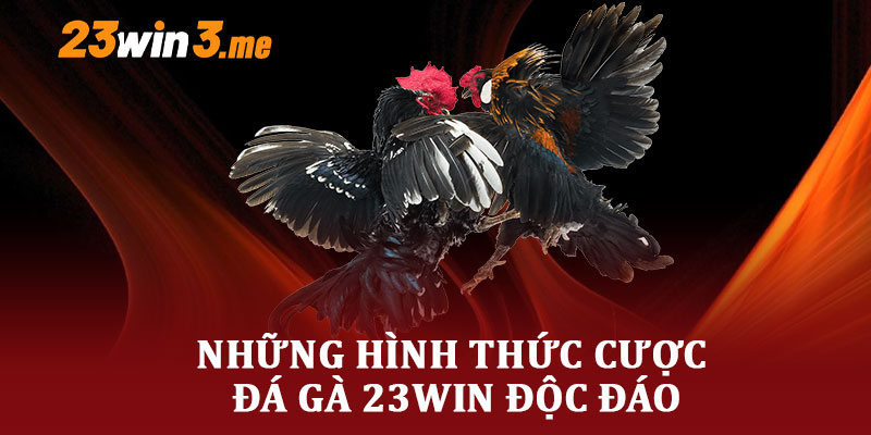 Những Hình Thức Cược Đá Gà 23Win Độc Đáo